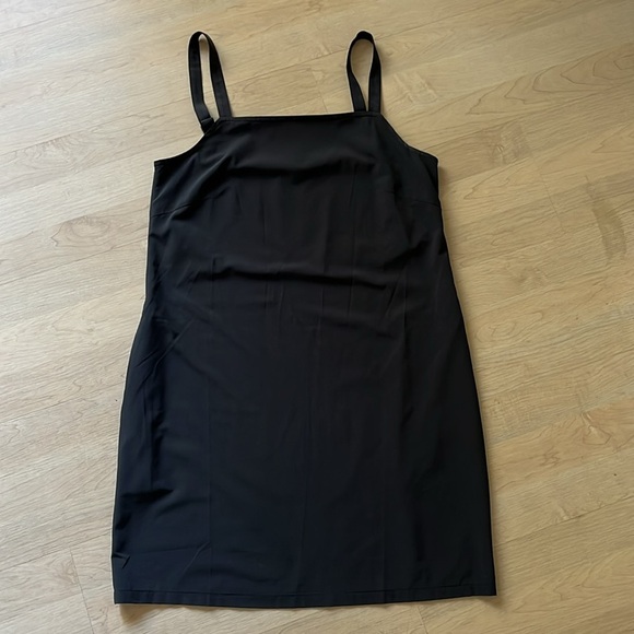 Wayre Seville Travel Dress Dark Gray Small Zippered Pockets Lightweight Airport - Picture 2 of 12